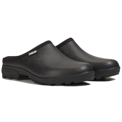 Noir Aigle Mens Lessfor Open Rubber Shoes