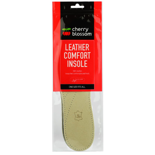 Cherry Blossom Leather Comfort Insoles