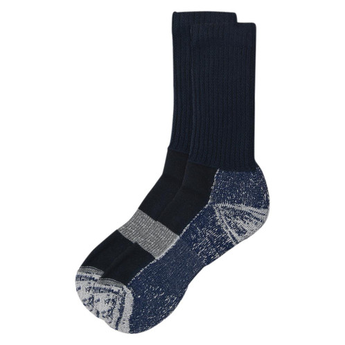 Navy Barbour Lowland Coolmax Hiker Socks