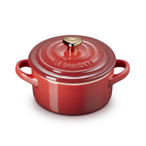 Cerise Le Creuset Stoneware Petite Heart Casserole