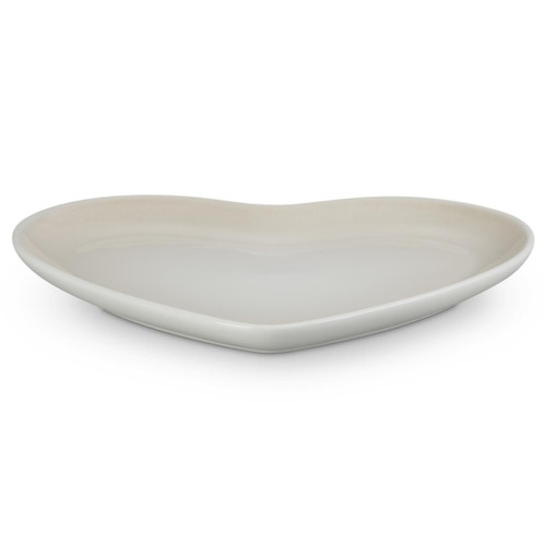 Meringue Le Creuset Stoneware 22cm Heart Plate