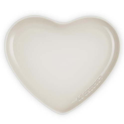 Meringue Le Creuset Stoneware 22cm Heart Plate