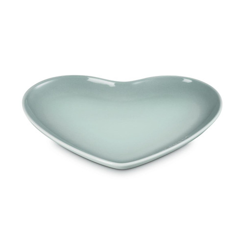 Sea Salt Le Creuset Stoneware Heart Plate