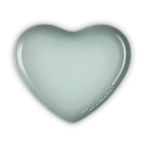 Sea Salt Le Creuset Stoneware Heart Plate