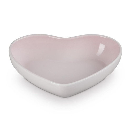 Shell Pink Le Creuset Stoneware Heart Bowl