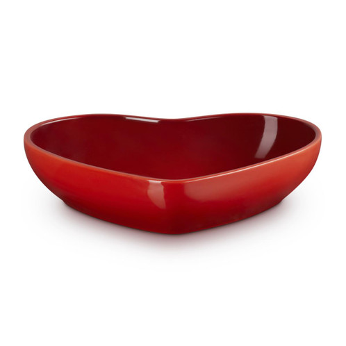 Cerise Le Creuset Stoneware Heart Bowl