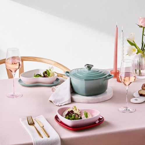 Le Creuset Stoneware Heart Bowl Lifestyle