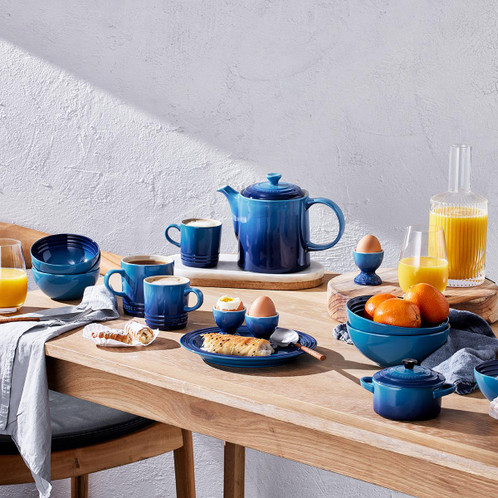 Le Creuset Stoneware Cappuccino Mug Azure Blue
