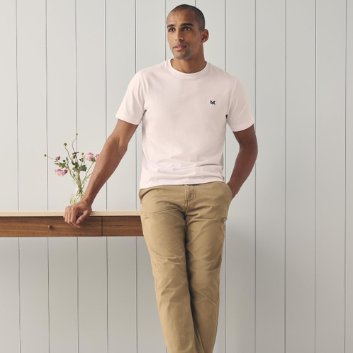 Optic White Crew Clothing Mens Classic Tee