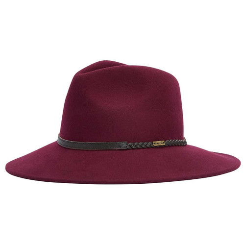 Cabernet Barbour Womens Tack Fedora