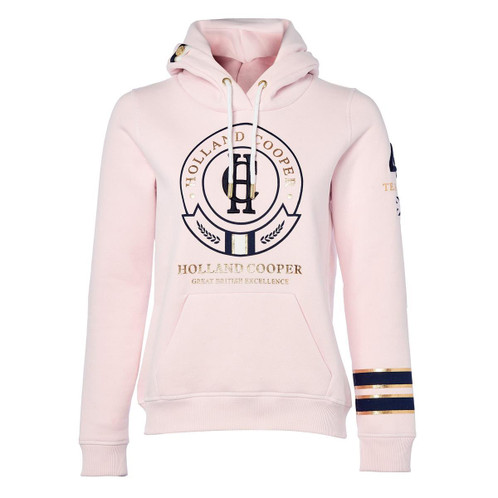 Blush Marl Holland Cooper Womens Heritage Hoodie