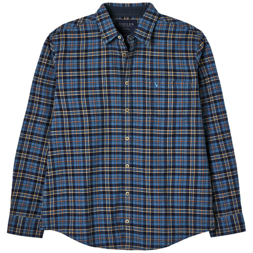 Blue Check Joules Mens Buchannan Classic Shirt