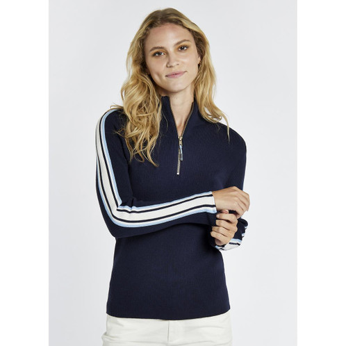 Navy Dubarry Womens Killglass Sweater Front