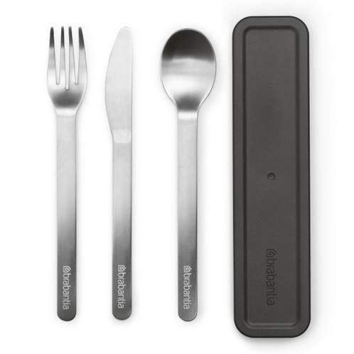  Dark Grey Brabantia Make & Take Cutlery Set