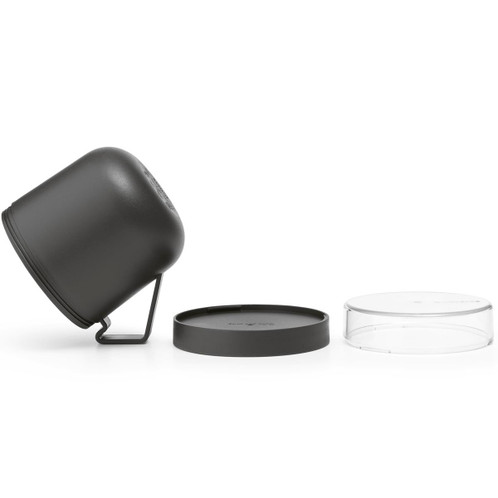 Dark Grey Brabantia Make & Take Soup Mug Open