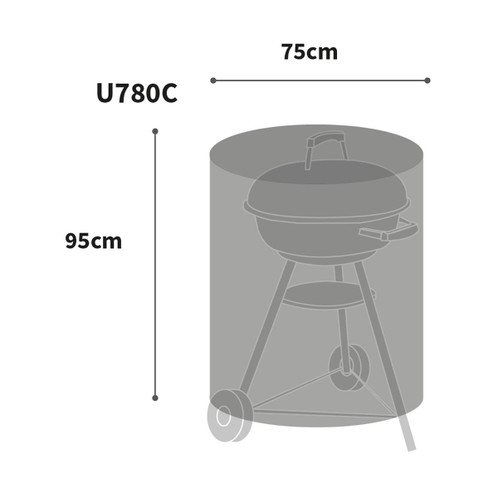 Bosmere Ultimate Protector Large Kettle Barbecue Cover Dimensions