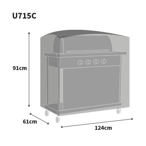 Bosmere Ultimate Protector Wagon Barbecue Cover Size Guide