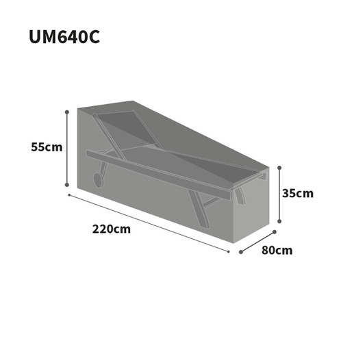 Bosmere Ultimate Protector Sunbed Cover Dimensions