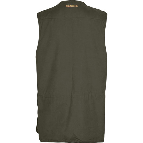 Willow Green Harkila Mens Rannoch HSP Shooting Waistcoat Rear