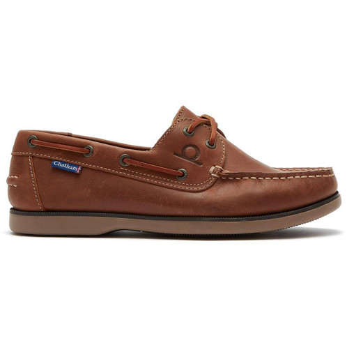 Tan Chatham Mens Whitstable Boat Shoes