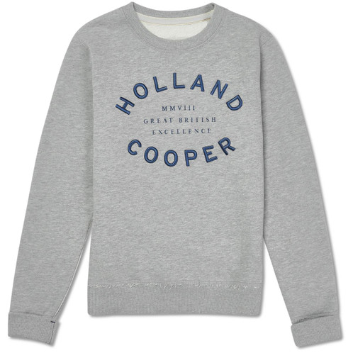 Grey Holland Cooper Womens Varsity Crew