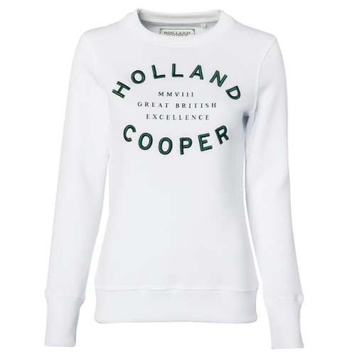 White Holland Cooper Womens Varsity Crew