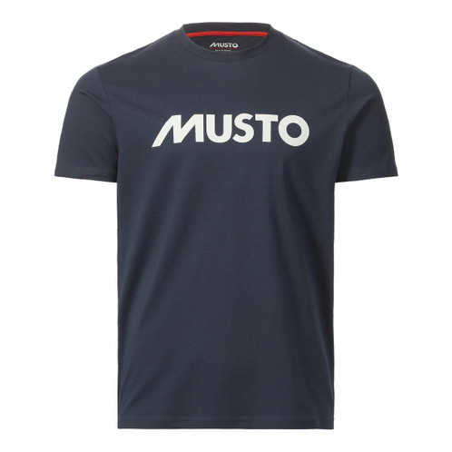 Navy Musto Mens Logo Tee