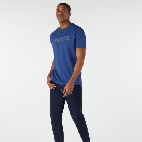 Musto Mens Logo T-Shirt Blueprint