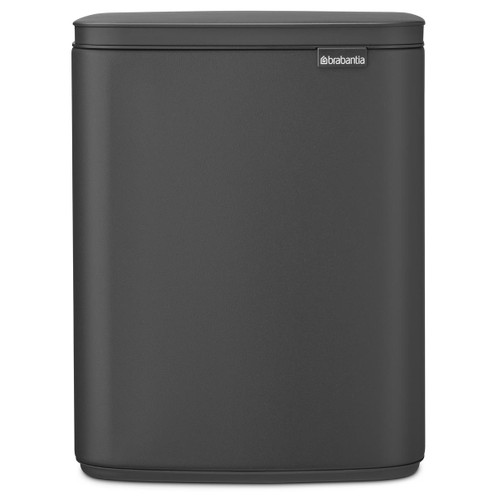 Mineral Infinite Grey Brabantia Bo Waste Bin 12 Litre