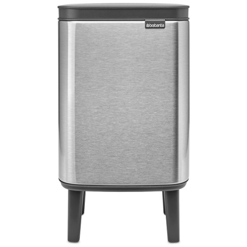 Matt Steel Fingerprint Proof Brabantia Bo Waste Bin Hi 4 Litre