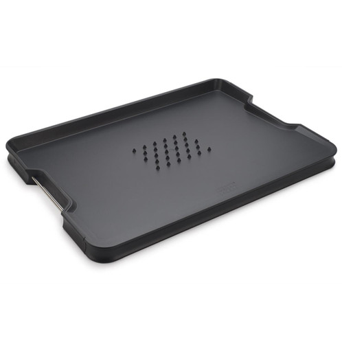 Black Large Joseph Joseph Cut & Carve Plus Chopping Board