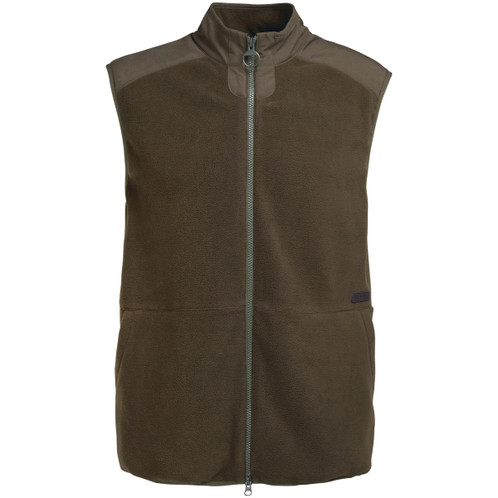 Olive Barbour Mens Country Fleece Gilet
