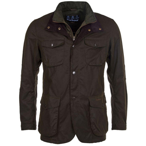 Olive Barbour Mens Ogston Wax Jacket