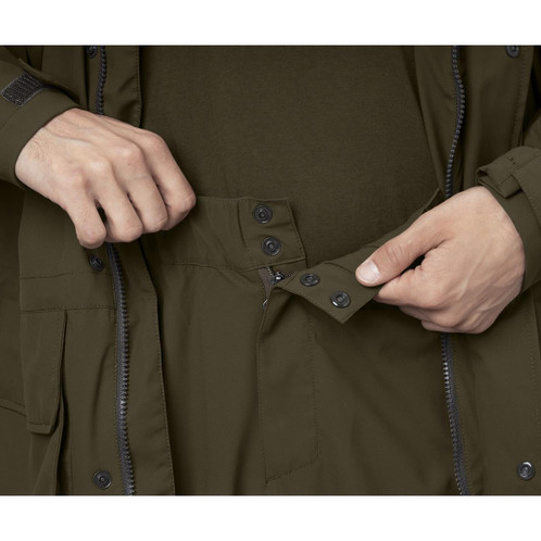 Willow Green Harkila Mens Orton Overtrousers Front Detail