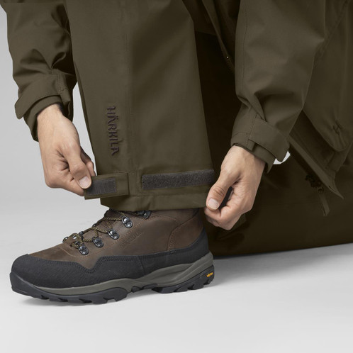 Willow Green Harkila Mens Orton Overtrousers Leg Detail