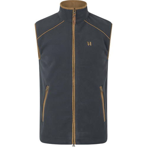 Dark Navy Harkila Mens Sandhem 200 Waistcoat