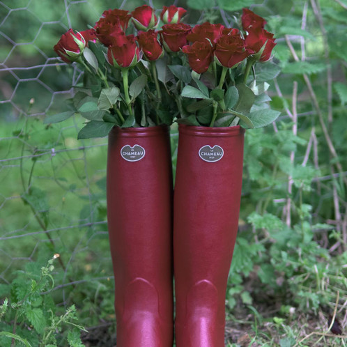 Rouge Le Chameau Womens Iris Wellington Boots Lifestyle