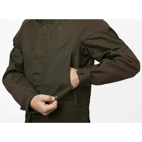 Pine Green Seeland Mens Arden Jacket Handwarmer Pocket Detail