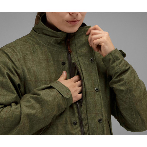 Willow Green Harkila Womens Stornoway Shooting Lady Jacket Detail