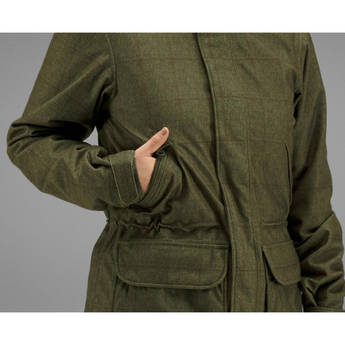 Willow Green Harkila Womens Stornoway Shooting Lady Jacket Pocket Detail