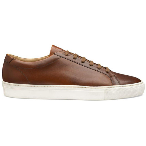 Chestnut Loake Mens Sprint Trainers Side