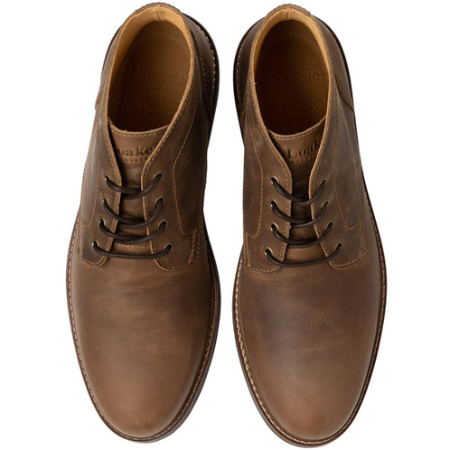 Brown Loake Gilbert Mens Boots Top