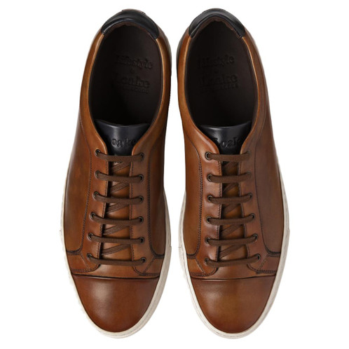 Chestnut Loake Mens Dash Trainers Top
