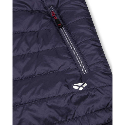 Navy/Merlot Hoggs Of Fife Mens Kingston Rip-Stop Gilet pocket