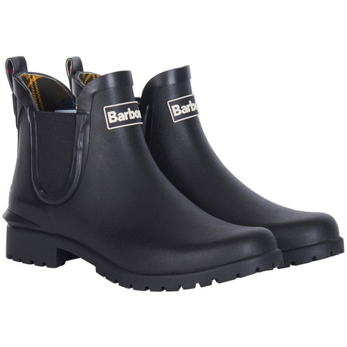 Black Barbour Wilton Wellies