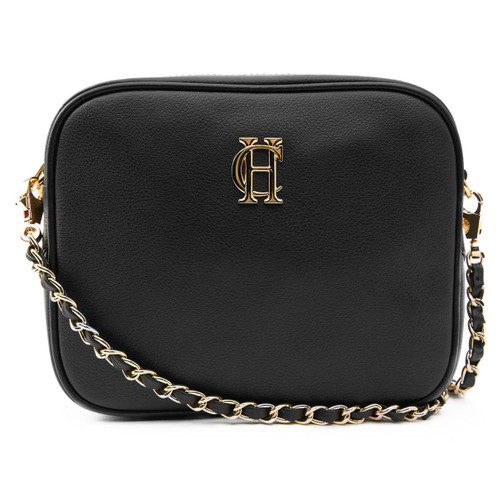 Black Leather Holland Cooper Soho Camera Bag