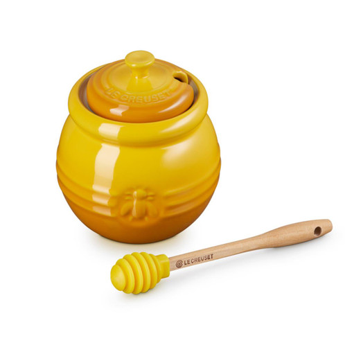 Le Creuset Stoneware Honey Pot With Dipper