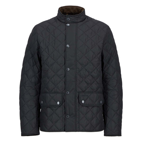 Black Barbour Mens Lowerdale Quilted Jacket