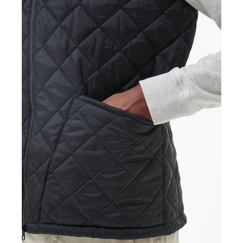 Black Barbour Mens Monty Gilet Pocket