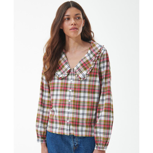 Cloud Check Barbour Womens Shelly Top Model